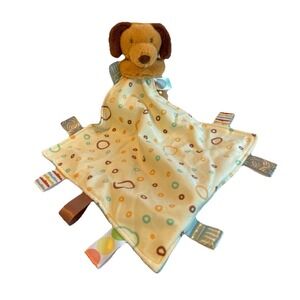 Mary Meyer Taggies Baby Tan Cuddlebud Dog Lovey Puppy Plush Security Blanket NWT
